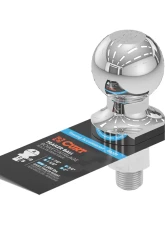 Curt 1-7/8" Trailer Ball (3/4" x 1-5/8" Shank, 2,000 lbs., Chrome)                                     - 40001 - Image 3