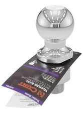 Curt 2" Trailer Ball (1" x 2-1/8" Shank, 6,000 lbs., Chrome)                                     - 40004 - Image 3