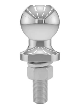 Curt 1-7/8" Trailer Ball (3/4" x 2-1/8" Shank, 2,000 lbs., Chrome)                                     - 40015 - Image 2