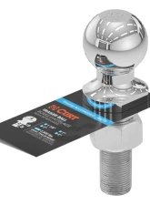 Curt 1-7/8" Trailer Ball (1" x 3" Shank, 3,500 lbs., Chrome)                                     - 40017 - Image 3