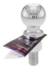 Curt 2-5/16" Trailer Ball (1" x 3" Shank, 6,000 lbs., Chrome)                                     - 40021 - Image 3