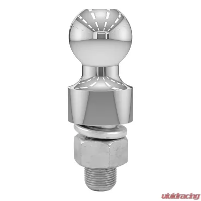 Curt 1-7/8" Trailer Ball (1" x 2-3/16" Shank, 1" Rise, 3,500 lbs., Chrome) - 40031