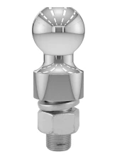 Curt 2" Trailer Ball (1" x 2-1/8" Shank, 1" Rise, 6,000 lbs., Chrome)                                     - 40033 - Image 2