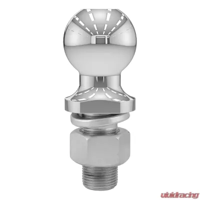 Curt 2" Trailer Ball (1" x 2-1/8" Shank, 7,500 lbs., Chrome) - 40037