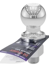 Curt 2" Trailer Ball (1" x 2-1/8" Shank, 7,500 lbs., Chrome)                                     - 40037 - Image 3