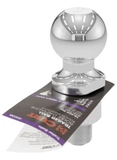 Curt 2" Trailer Ball (1" x 2-1/4" Shank, 12,000 lbs., Chrome)                                     - 40038 - Image 3