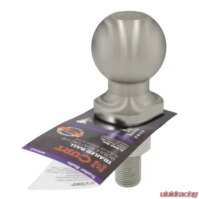 Curt 2" Trailer Ball (3/4" x 2-1/8" Shank, 3,500 lbs., Stainless) - 40052