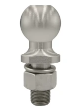 Curt 2" Trailer Ball (1" x 2-1/8" Shank, 6,000 lbs., Stainless)                                     - 40053 - Image 2