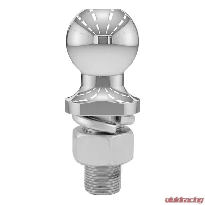Curt 1-7/8" Trailer Ball (1" x 2-1/8" Shank, 3,500 lbs., Chrome, Packaged) - 40062