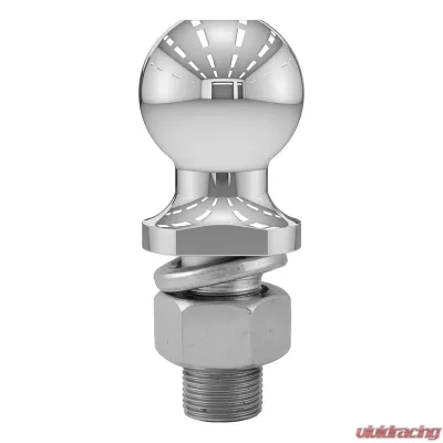 Curt 2" Trailer Ball (1" x 2-1/8" Shank, 6,000 lbs., Chrome, Packaged) - 40066