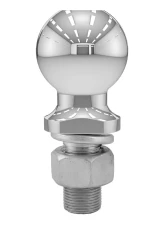 Curt 2-5/16" Trailer Ball (1" x 2-1/8" Shank, 7,500 lbs., Chrome, Packaged)                                     - 40067 - Image 2