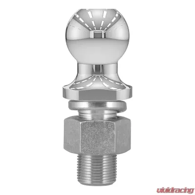 Curt 2" Trailer Ball (1-1/4" x 2-5/8" Shank, 10,000 lbs., Chrome, Packaged) - 40069