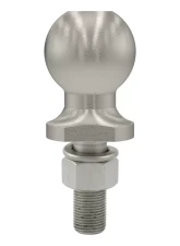 Curt 2" Trailer Ball (3/4" x 2-1/8" Shank, 3,500 lbs., Stainless, Packaged)                                     - 40082 - Image 2