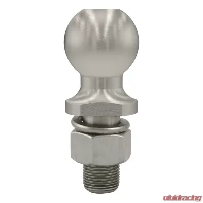 Curt 2" Trailer Ball (1" x 2-1/8" Shank, 6,000 lbs., Stainless, Packaged) - 40083