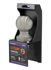 Curt 2" Trailer Ball (1" x 2-1/8" Shank, 6,000 lbs., Stainless, Packaged)                                     - 40083 - Image 3