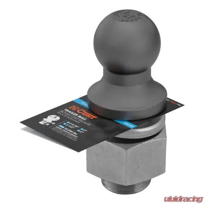 Curt 2-5/16" Trailer Ball (2" x 3-1/2" Shank, 30,000 lbs., Raw Steel) - 40088