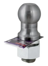 Curt 3" Trailer Ball (2" x 3-1/4" Shank, 30,000 lbs., Raw Steel)                                     - 40089 - Image 3