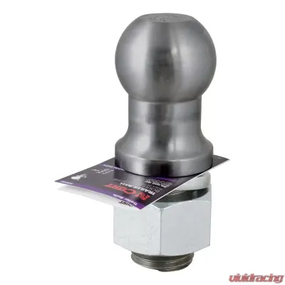 Curt 3" Trailer Ball (2" x 3-1/4" Shank, 30,000 lbs., Raw Steel) - 40089