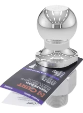 Curt 2" Trailer Ball (1-1/4" x 2-5/8" Shank, 10,000 lbs., Chrome)                                     - 40090 - Image 3