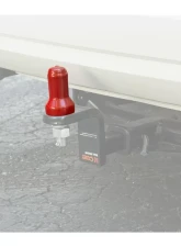 Curt Switch Ball Shank Cover (Fits 1" Neck, Red Rubber, Packaged)                                     - 41353 - Image 2
