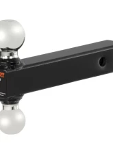 Curt Multi-Ball Mount (2" Hollow Shank, 2" & 2-5/16" Chrome Balls)                                     - 45002 - Image 2