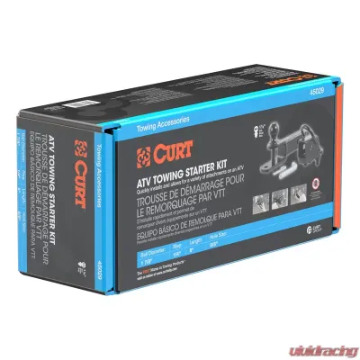 Curt ATV Towing Starter Kit with 2" Shank and 1-7/8" Trailer Ball - 45029