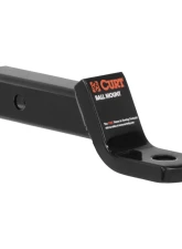 Curt Class 3 Ball Mount (2" Shank, 7,500 lbs., 2" Drop, 7-1/2" Long)                                     - 45030 - Image 2