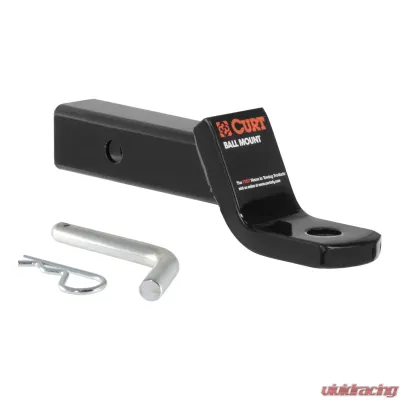 Curt Class 3 Ball Mount with Pin (2" Shank, 7,500 lbs., 2" Drop, 7-1/2" Long, in Box) - 45032