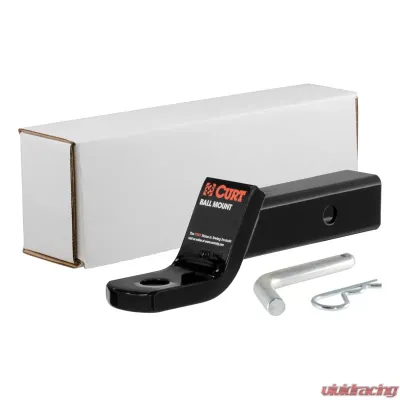 Curt Class 3 Ball Mount with Pin (2" Shank, 7,500 lbs., 2" Drop, 7-1/2" Long, in Box) - 45032