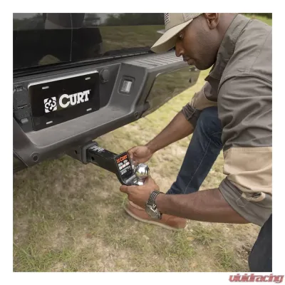 Curt Class 3 Ball Mount with Pin (2" Shank, 7,500 lbs., 2" Drop, 7-1/2" Long, in Box) - 45032