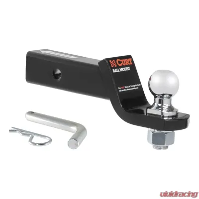 Curt Loaded Ball Mount with 1-7/8" Ball (2" Shank, 3,500 lbs., 2" Drop) - 45034