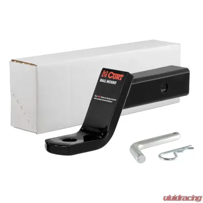 Curt Class 3 Ball Mount with Pin (2" Shank, 7,500 lbs., 4" Drop, 8-1/4" Long, in Box) - 45052