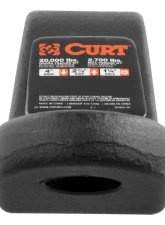 Curt Commercial Duty Forged Ball Mount (2-1/2" Shank, 20,000 lbs., 4" Drop)                                     - 45458 - Image 5