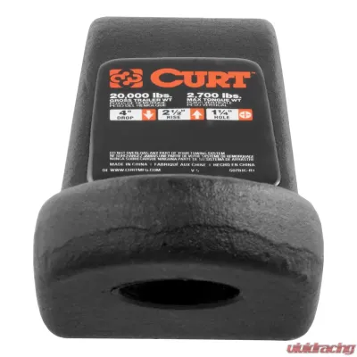 Curt Commercial Duty Forged Ball Mount (2-1/2" Shank, 20,000 lbs., 4" Drop) - 45458