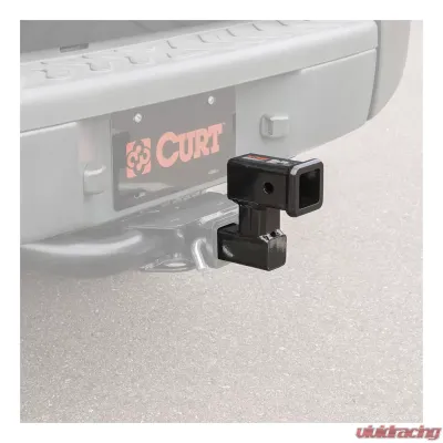 Curt Raised Receiver Adapter (2" Shank, Not for Towing Use, 4-1/4" Rise) - 45794