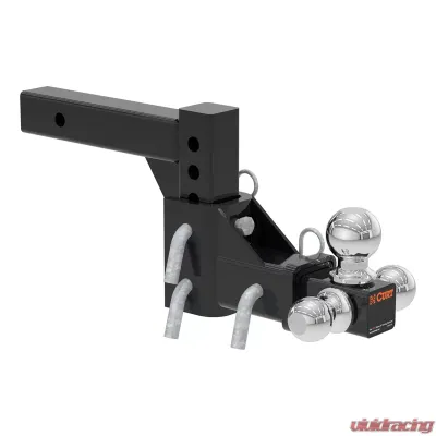 Curt Adjustable Tri-Ball Mount (2" Shank, 1-7/8", 2" & 2-5/16" Balls) - 45799