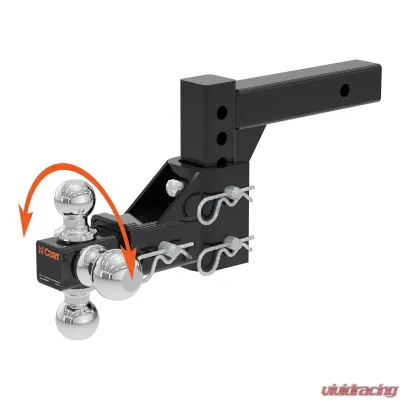 Curt Adjustable Tri-Ball Mount (2" Shank, 1-7/8", 2" & 2-5/16" Balls) - 45799