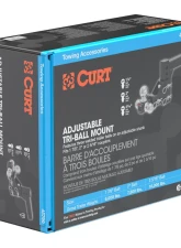 Curt Adjustable Tri-Ball Mount (2" Shank, 1-7/8", 2" & 2-5/16" Balls)                                     - 45799 - Image 7