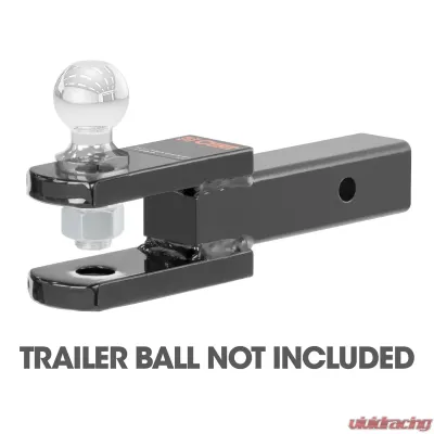 Curt Clevis Pin Ball Mount with 1" Diameter Pin (2" Shank, 6,000 lbs.) - 45821