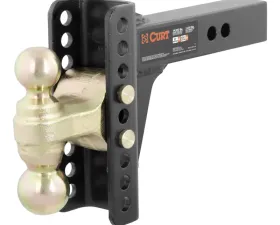 Curt Adjustable Channel Mount with Dual Ball (2