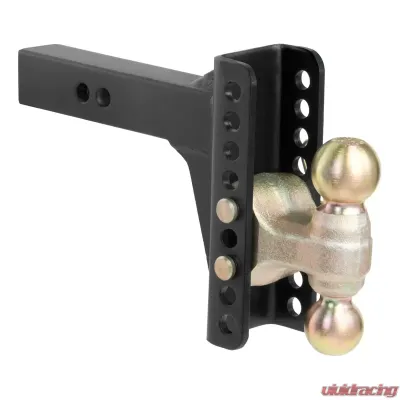 Curt Adjustable Channel Mount with Dual Ball (2" Shank, 14,000 lbs., 6" Drop) - 45900