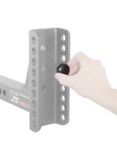 Curt Adjustable Channel Mount with Dual Ball (2" Shank, 14,000 lbs., 6" Drop)                                     - 45900 - Image 4