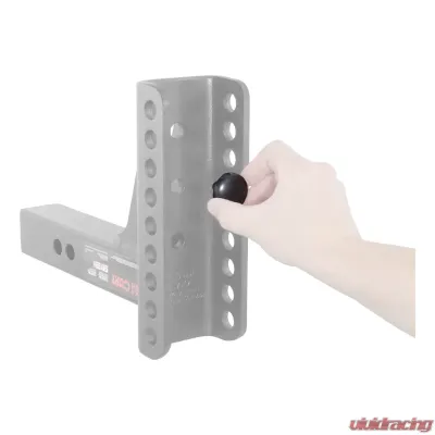 Curt Adjustable Channel Mount with Dual Ball (2" Shank, 14,000 lbs., 6" Drop) - 45900