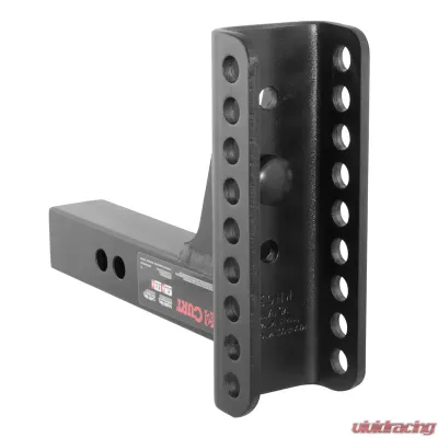 Curt Adjustable Channel Mount with Dual Ball (2" Shank, 14,000 lbs., 6" Drop) - 45900