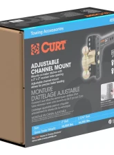 Curt Adjustable Channel Mount with Dual Ball (2" Shank, 14,000 lbs., 6" Drop)                                     - 45900 - Image 12