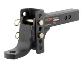 Curt Adjustable Channel Mount with 1