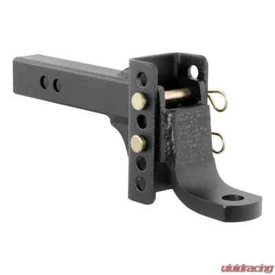 Curt Adjustable Channel Mount with 1" Ball Hole (2" Shank, 6,000 lbs., 6-3/4" Drop) - 45901