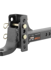 Curt Adjustable Channel Mount with 1" Ball Hole (2" Shank, 6,000 lbs., 6-3/4" Drop)                                     - 45901 - Image 3