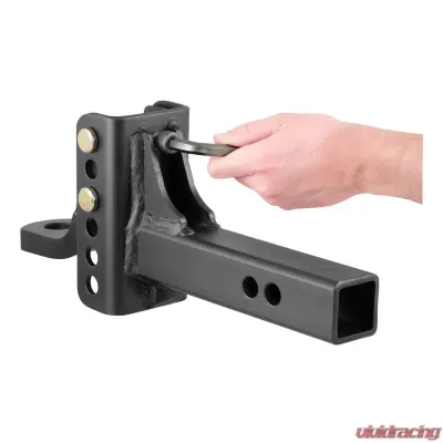 Curt Adjustable Channel Mount with 1" Ball Hole (2" Shank, 6,000 lbs., 6-3/4" Drop) - 45901
