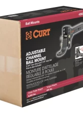 Curt Adjustable Channel Mount with 1" Ball Hole (2" Shank, 6,000 lbs., 6-3/4" Drop)                                     - 45901 - Image 7